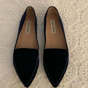 Steve Madden Velvet Loafers.